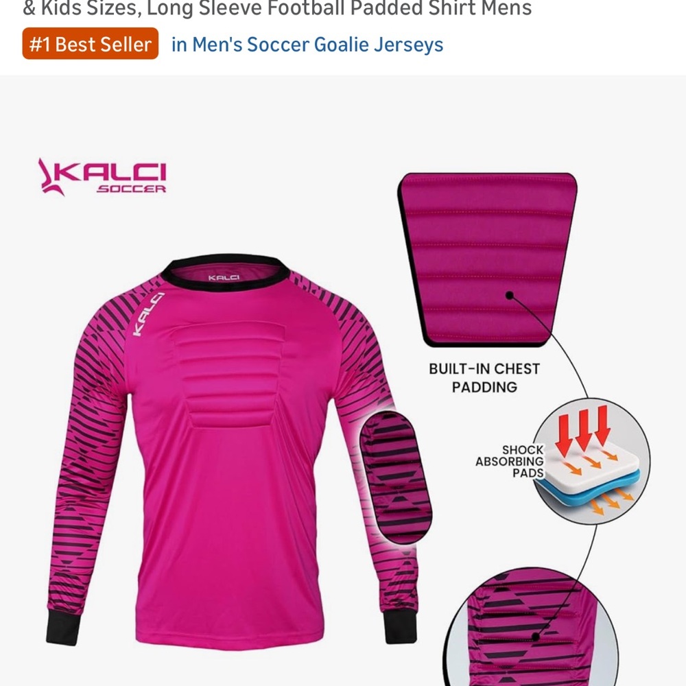 Youth Soccer Jersey - Pink